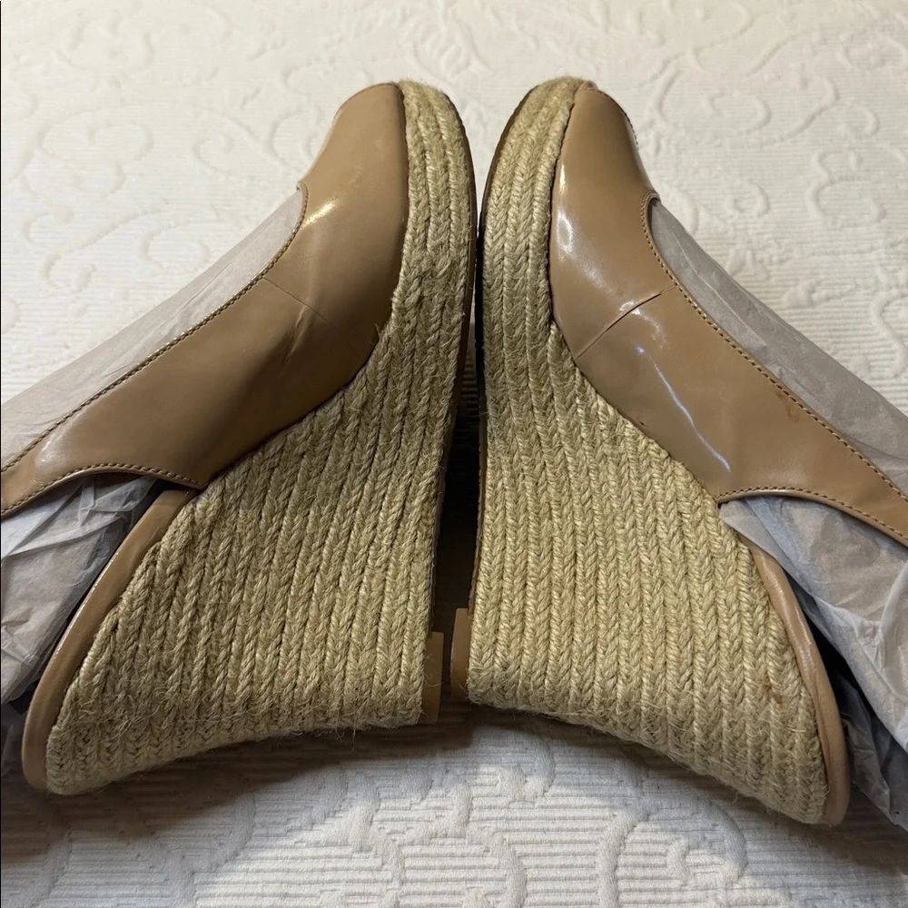 MICHAEL Michael Kors Beige Wedge Espadrille Sandals. 8.5 Sling back.